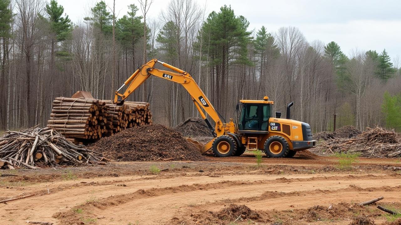 land clearing in Richmond, Virginia